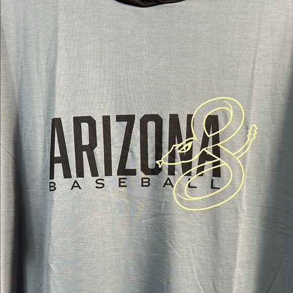 NWOT Arizona Diamondbacks Sixth Man Short Sleeve Hooded Tee 0875 - Picture 2 of 9